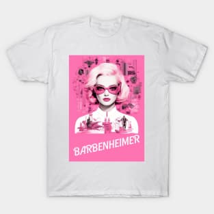 barbie oppenheimer design futuriste créatif T-Shirt